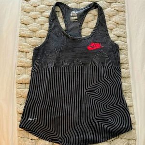 Nike Run Dri-Fit tank top. Size small. Grey